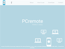 Tablet Screenshot of pcremoteapp.com